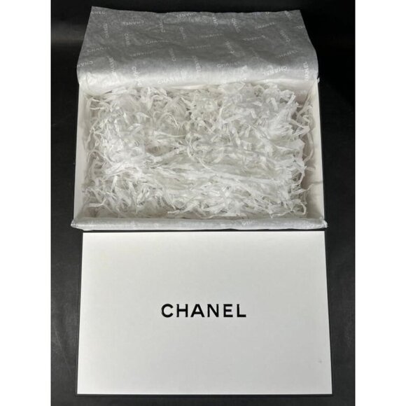 Chanel White & Black Gift Boxes & Tissue Empty Luxury Storage - Picture 4 of 4